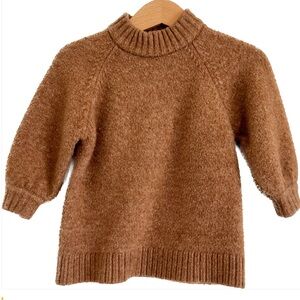 Brown tunic sweater